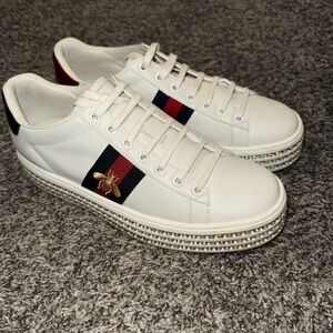 Women’s Gucci Ace Embellished Sneakers